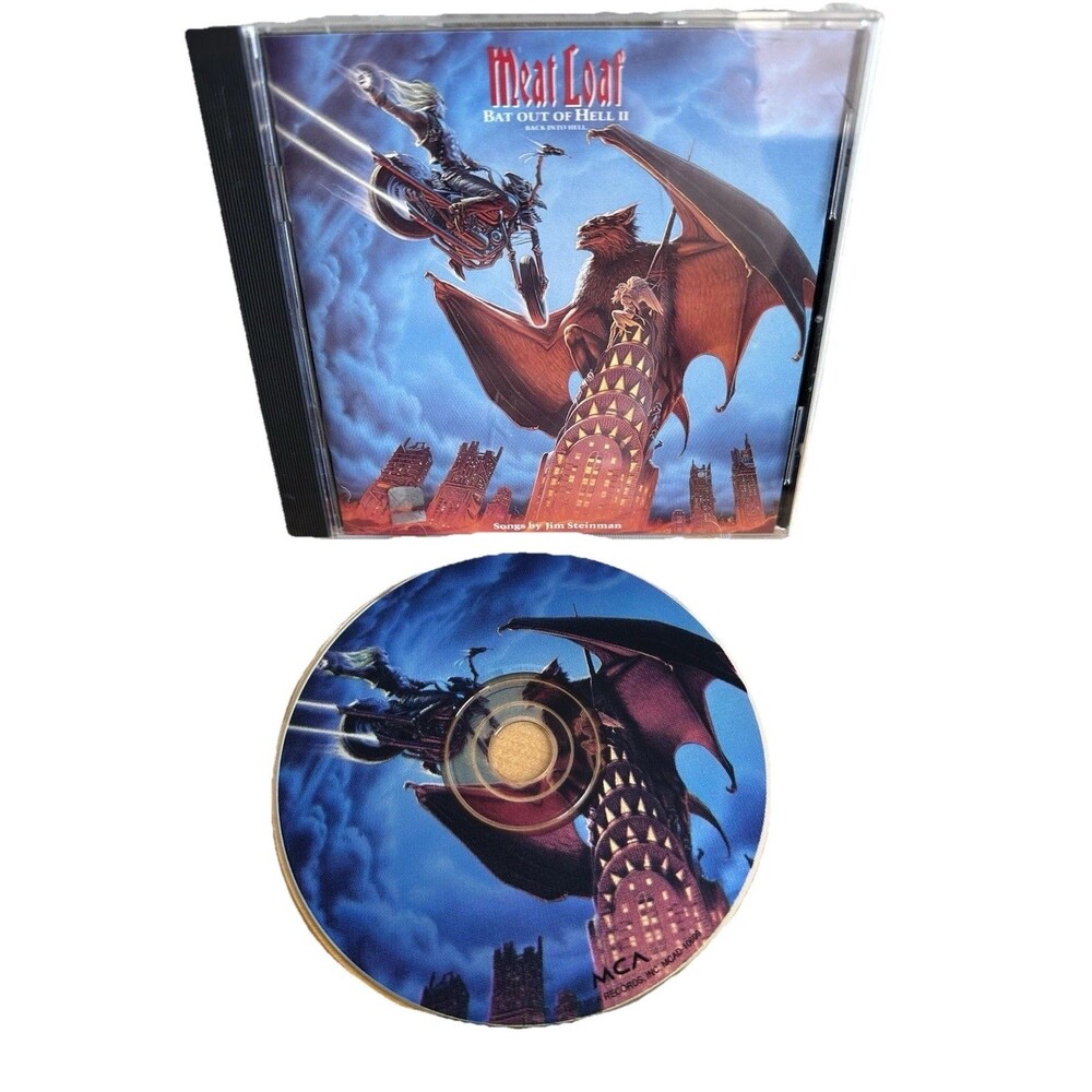 Meat Loaf Bat Out Of Hell II Back Into Hell CD 1993 MCA MCAD-10699
